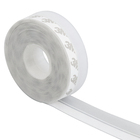 Veda Fresta Adesivo "Linear" Transparente 500cm para Vão de 12mm Comfort Door