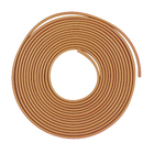 Veda Fresta Adesivo "Reto" Marrom Claro 600cm para Vão de 4mm Comfort Door