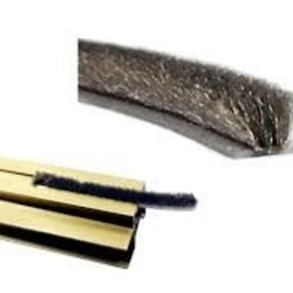 Veda Fresta Fita Adesiva De Vedação Porta Janela Preta 5x7mm