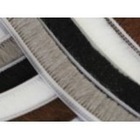 Veda Fresta Fita Adesiva De Vedação Porta Janela Preta 7x7mm