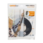 Veda Fresta Multiuso Adesivo "Linear" Preto 1000cm para Vão de 2mm Confort Door