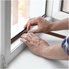 Veda Fresta para Porta e Janela Adesivo Marrom 600cm