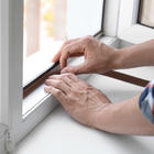 Veda Fresta para Porta e Janela Adesivo Marrom 600cm