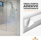 Veda Porta Adesivo 80cm Ajustável Slim Comfort Door Branco