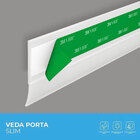 Veda Porta Adesivo 80cm Ajustável Slim Comfort Door Branco