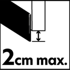 Veda Porta Adesivo Espátula Plástico Incolor 1m 1 peça