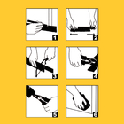 Veda Porta Adesivo ou Parafusar "Escova" Prata 1000cm