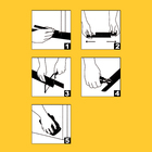 Veda Porta Adesivo ou Parafusar "Espátula" Marrom 1000cm