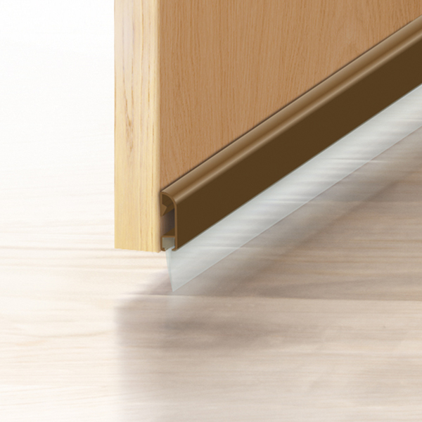 Veda Porta Adesivo ou Parafusar "Espátula" Marrom 1000cm