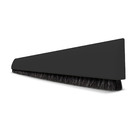 Veda Porta Adesivo Pvc Preto 1,00 Metro Ajustável Contra Poeira E Insetos