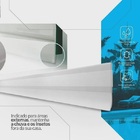 Veda Porta Adesivo - Slim - Marrom - 80 Cm