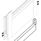 Veda Porta Alumínio Automático 82cm Udinese De Embutir