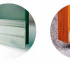 Veda Porta Contra Poeira Insetos Água  Autoadesivo Incolor 1m