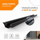 Veda Porta Rolinho - Preto - 80cm