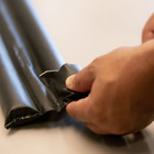 Veda Porta Rolinho - Preto - 80cm