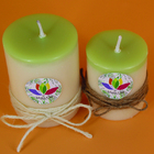 Vela 100% Vegetal Jasmim Toque Limão Kit 2unid