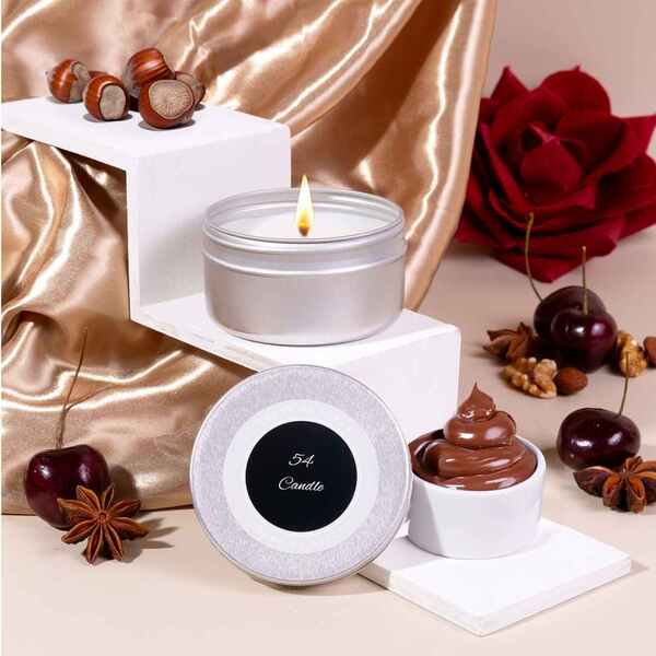 Vela 54 Candle Travel 90 G Essência Creme De Avelã E Nozes | Leroy
