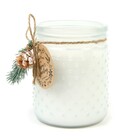 VELA AROMATICA CITRONELA BRANCA 12CM