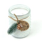 VELA AROMATICA CITRONELA BRANCA 12CM