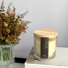 Vela Aromática Copo De Vidro Cereja E Avelã 180g Cera De Coco