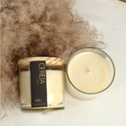 Vela Aromática Copo De Vidro Cereja E Avelã 180g Cera De Coco