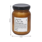 Vela Aromática Jasmin & Flor Laranjeira Âmbar Branca 8,9x6cm Casa Viva