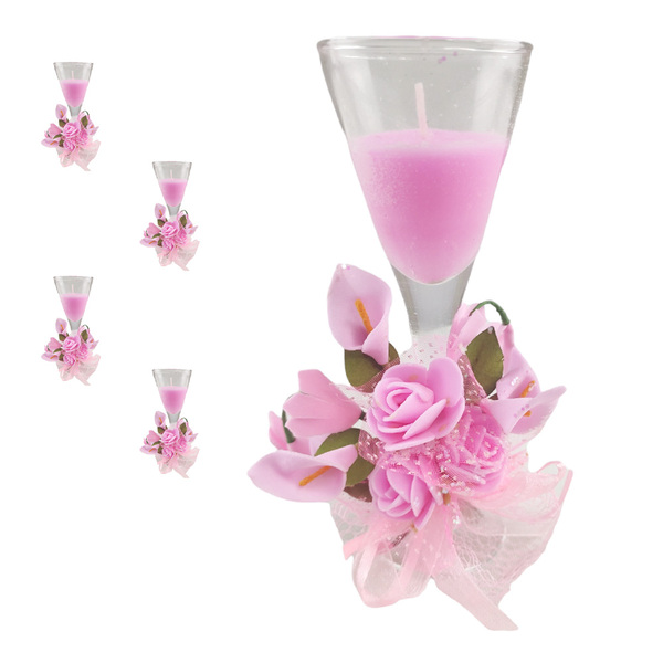 Vela Aromatica Kit 4 Unidades Aniversario Festa Evento Lembra