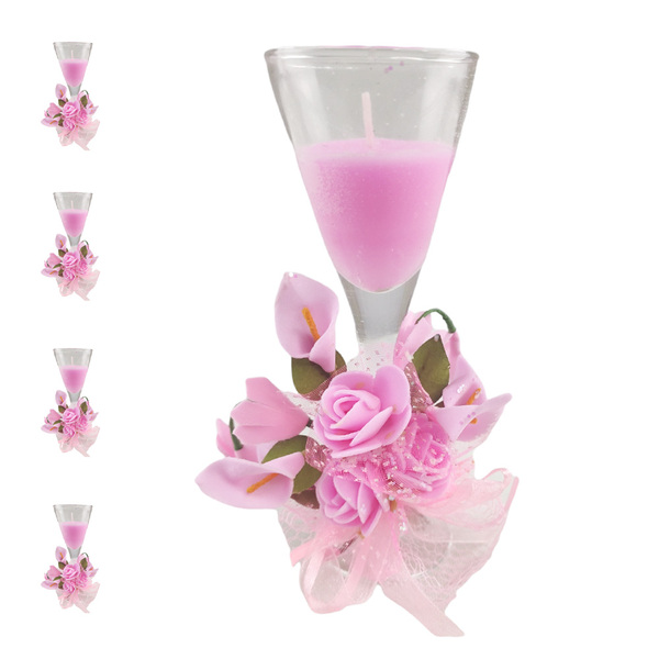 Vela Aromatica Kit 4 Unidades Decorativa Festa Confraternizaç