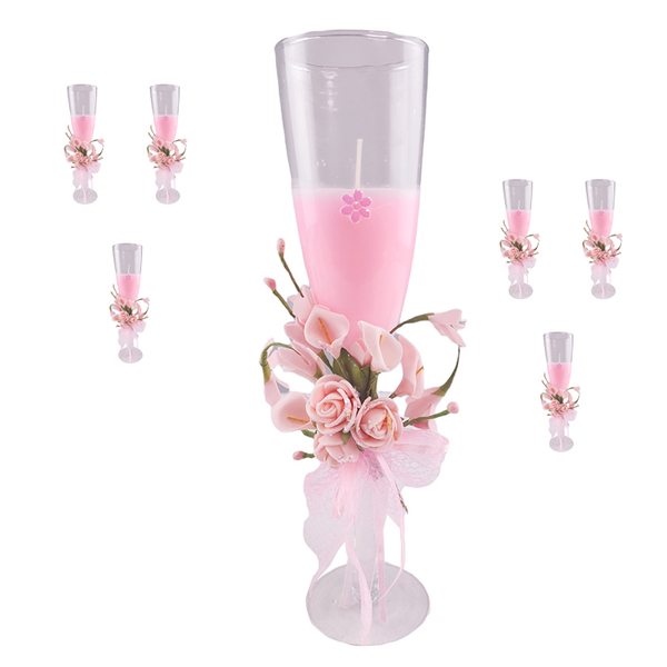Vela Aromatica Kit 6 Unidades Decorativa Festa Aniversario Co