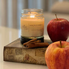 Vela Aromática Maçã E Canela