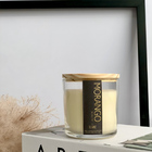 Vela Aromática Morango Silvestre  Copo Com Tampa De Madeira 1