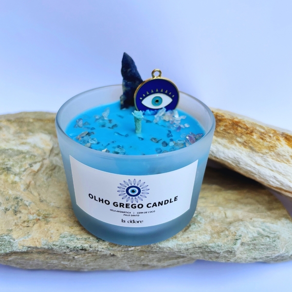 Vela Aromática Olho Grego - La Odore