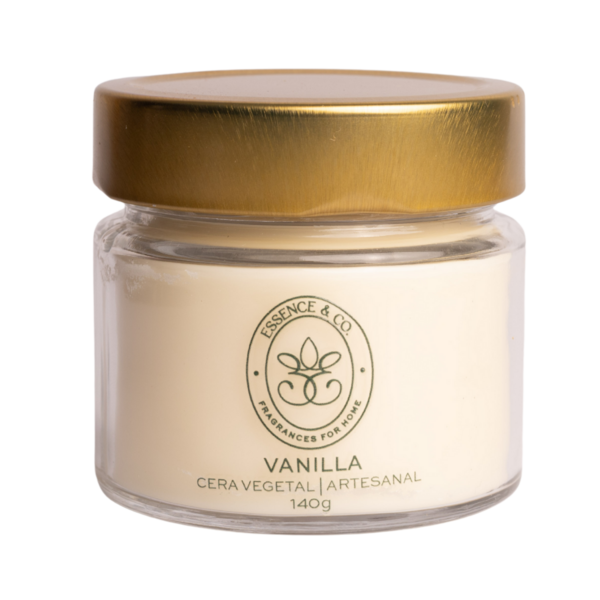 Vela Aromática Perfumada Aroma Vanilla Clássica 140g - Essenc