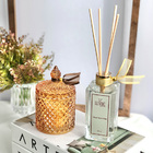 Vela Aromática Perfumada Bamboo Pote Vidro Luxo 180g Cera De