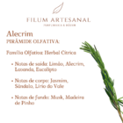 Vela Aromática Perfumada De  Alecrim - 90g