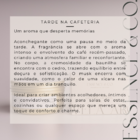 Vela Aromática Perfumada Tarde Na Cafeteria 140g Essence & Co