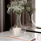 Vela Aromatica Pote Vidro Luxo Bamboo 180g Cera De Coco