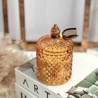 Vela Aromática Pote Vidro Luxo Canela 180g Cera De Coco