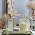 Vela Aromática Vanilla Baunilha Pote Vidro Luxo 180g Cera De