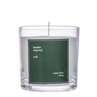 Vela Aromatizada Bambu Imperial Branco 7,8x7,8cm Casa Viva