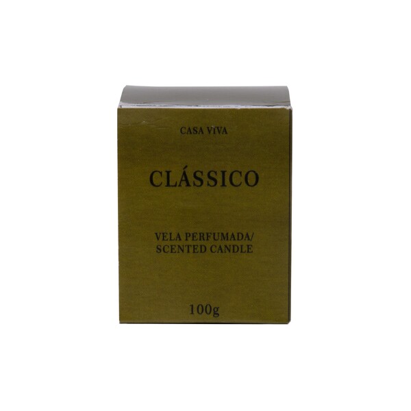 Vela Aromatizada Clássico Incolor 6x5cm Casa Viva