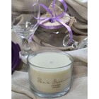 Vela Aromatizada Fragrância Lavanda Tampa Madeira Decoração