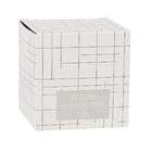 Vela Aromatizada Outline 2 Branco e Preto 180g