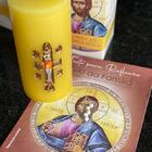 Vela Círio Da Família Esculpido + Folheto Oração 7 Semanas