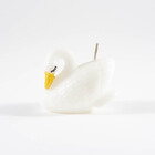 Vela Cisne 10cm Silver Festa