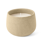 Vela com Suporte Bege 7X9X9cm Mart