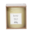 Vela Decorativa Bege 10x9,5cm Lumie