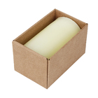 Vela Decorativa Bege 15x9,5cm Lumie