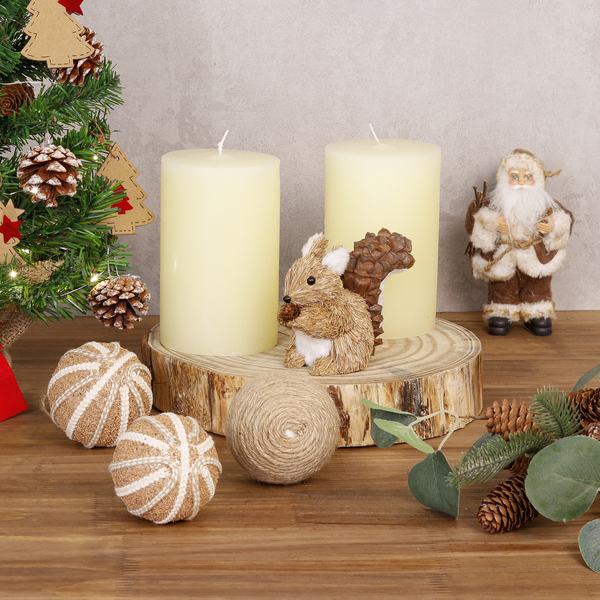 Vela Decorativa Bege Pillar 15 Lumie 15x9,5cm | Leroy Merlin