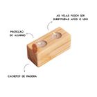 Vela Decorativa Pinus Dois Irmãos